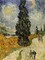 Road with Cypresses Poster Print by Vincent Van Gogh - Item # VARPDX3VG559